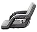 Memory Foam Stadium Bleacher Seat with Back & Armrest | Extra Wide Feature Adds 6” More Seating | Adjustable 6-Positions w/ Water Resistant Material, & Backpack Traps