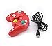 Mekela 5.8 feet Classic USB Wired NGC Controller Gamepad resembles Gamecube for Windows PC MAC (USB Red and Blue)thumb 2