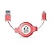 Retractable iPhone Cable, Apple Certified Lightning Cable 3.3 feet [1 Meter] Charger for iPhone 6s / 6s Plus / 6 / 6 Plus / 5 / iPad / iPad Pro /iPad Air / iPad Mini [Gear Beast]