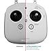 TOZO® RC Case for DJI Phantom 4/3 Inspire 1/M100 Protective Soft Remote Control Silicone Protector [with Letter] Dust Proof Anti Scratch Collision Cover Skin Sleeve Quadcopter