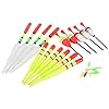 Sport-Fisher–15-Pieces-Set-EVA-Foam-Fishing-Float-Assorted-Sizes-Fishing-Lure-Floats-Bobbers-Slip-Drift-Tube-Indicator