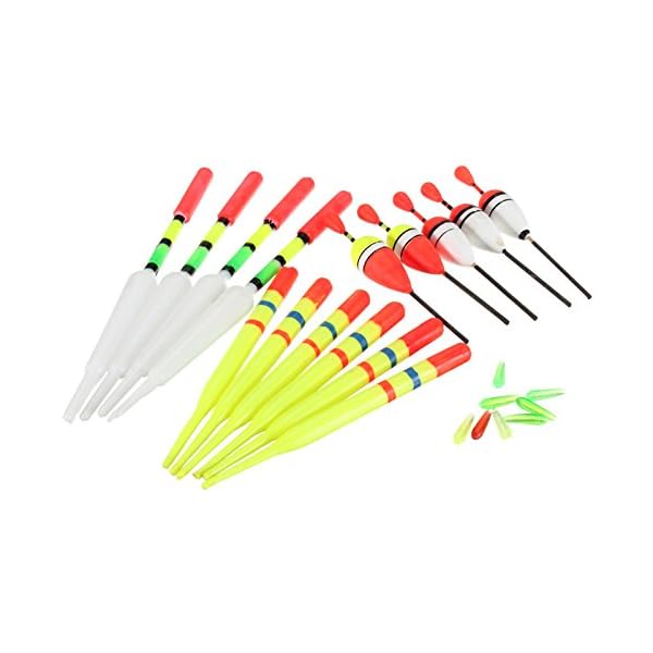 Sport-Fisher–15-Pieces-Set-EVA-Foam-Fishing-Float-Assorted-Sizes-Fishing-Lure-Floats-Bobbers-Slip-Drift-Tube-Indicator