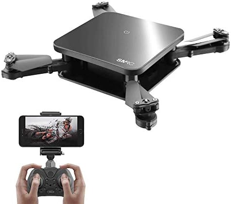 Dussal Black Mini Toy Drone Real-time 720P HD Camera Headless Mode Bluetooth Remote Control APP Includes Voice Control, Gravity Sensor, Suitable for Beginner Drone Operator