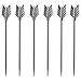 Cork Pops Stainless Steel 6 Inch Arrow Cocktail Pick Set of 6