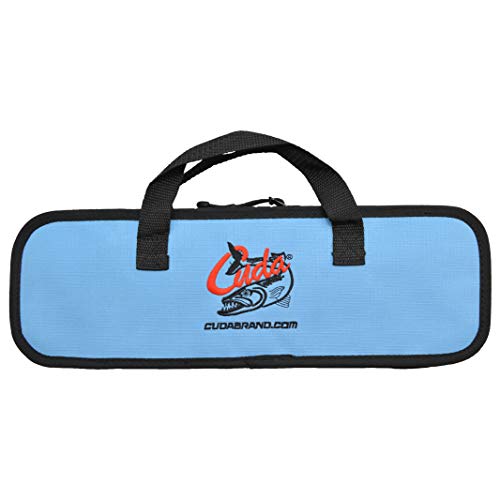 Cuda Anglermesser und Schärfer - Set, Edelstahl , 6-teilig, 18133, Blau