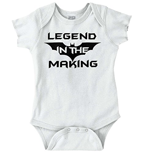 Legend In The Making Funny Batman Cute DC Comic Nerd Baby Romper Bodysuit