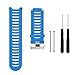 MOTONG Garmin Forerunner 910XT Replacement Band - MOTONG Silicone Strap Replacement Band for Garmin Forerunner 910XT (Silicone Blue)