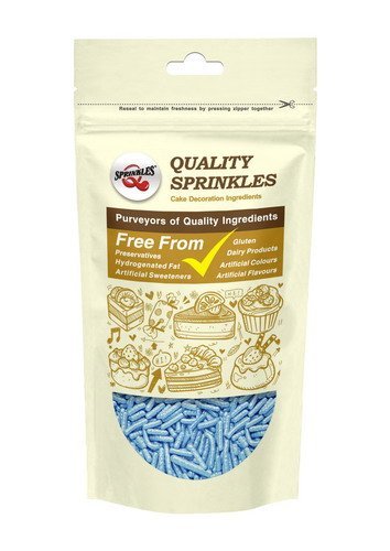 Natural Blue Nuts Dairy Soy Gluten GMO Free Shimmer Sprinkles