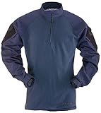 TACTICAL RESPONSE UNIFORM (TRU) 1/4-ZIP COMBAT SHIRT Navy/Navy Medium Regular