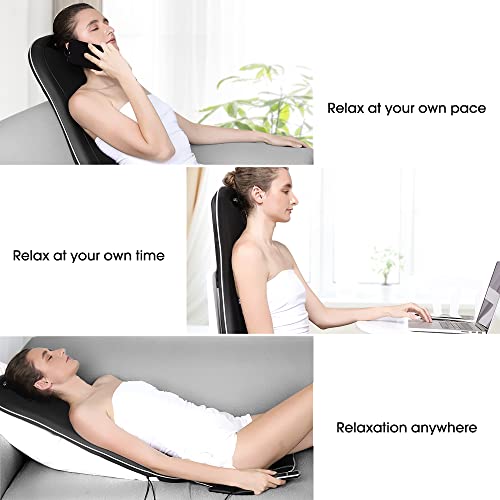 NURSAL Shiatsu Massage Seat Cushion and 3D Deep Kneading, Pressing