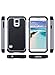 ULAK Galaxy S5 Case, Knox Armor Slim Hybrid Shockproof Silicone Rugged Hard Plastic Case Protective Cover Shell for Samsung Galaxy S5 S V I9600 (5.1