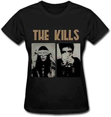 DWYZH The Kills Alison Mosshart &amp; Jamie Hince Womens Fashion T Shirt Black