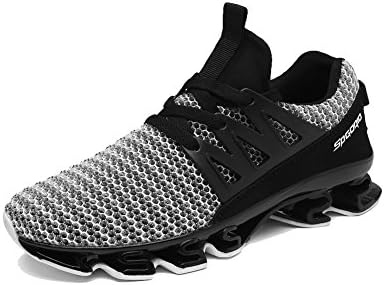 Mu Yangren Springblade Sport Running Shoes, Men's Blade Mesh Breathable Trail Runners Fashion Sneakers