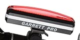 Ultra Bright Bike Light Garrett Pro Torch Tail Light - USB Rechargeable - 168T - LED - Helmet and Frame Adjustable - Safety Red Light - Water Resistant - Mountain and Road Compatible