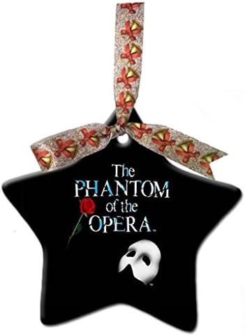 Phantom of The Opera Custom Gift Star Christmas Ornaments Ceramic Crafts Home Decoration