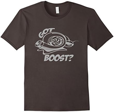 Men's Got Boost?, Turbo Snail Racing Motorsports T-Shirt Medium Asphalt