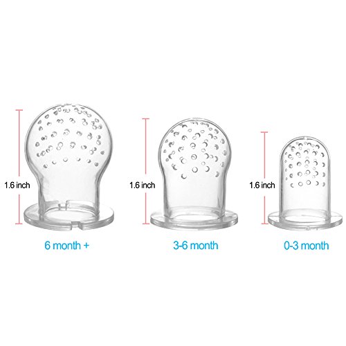 image for Accmor Baby Fresh Food Feeder | Silicone Fresh food nibbler Pacifier |