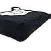 Cotton Canvas Shoulder Tote Bag Handbag Casual Travel Beach Bag Heavy Duty Grocery Shopping Bag (Black Cute Cat, No Closure)
