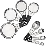 OXO Good Grips Measuring Cups and Spoons Set, Stainless Steel