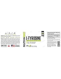 nutrabio 100% puro L-Tyrosine Powder – 150 gramos