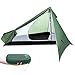 Geertop 1 Person 3-Season 20D Ultralight Backpacking Tent for Camping Hiking Climbing (Pole NOT Included)