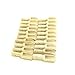 WEFOO 20 PACK Mini Wooden Scoops Bath Salt Spoon for Bath Salts Essential 75x25x19mm