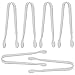 Antallcky Sugar Tongs for Tea Party, Small Kitchen Tongs Multi-purpose,Ice Tongs, Mini Serving Tongs, Appetizer Tongs, Food-Grade Premium 304 Stainless Steel Tongs-6 Pack