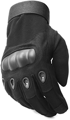 Golovejoy Men's Outdoor Military Hard Knuckle Tactical Gloves