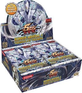 YuGiOh 5Ds Hidden Arsenal 4 Trishulas Triumph Booster Box 24 Packs