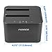 USB3.0 to SATA Dual Bay Hard Drive Docking Station for 2.5/3.5inch SATA I/II/III HDD/SSD Offline Clone,Support 2x 10TB&UASP