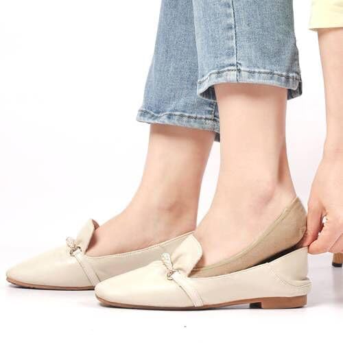 Toes Home No Show Socks Womens, Ultra Low Cut Liners Non Slip Footies for Flats Hidden Invisible Boat Summer 3 to 8 Pairs