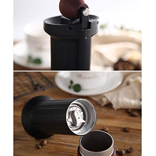 XIUYU Kaffee-Maschine, manuelle Kaffeemühle mit Edelstahl-Schleifkern Roller Getreidemühle tragbare… – Bild 3