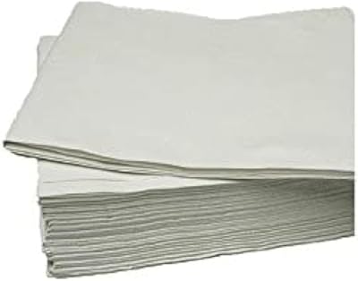 POPPIES White Paper Disposable Table Covers 90x90cm x25 Catering