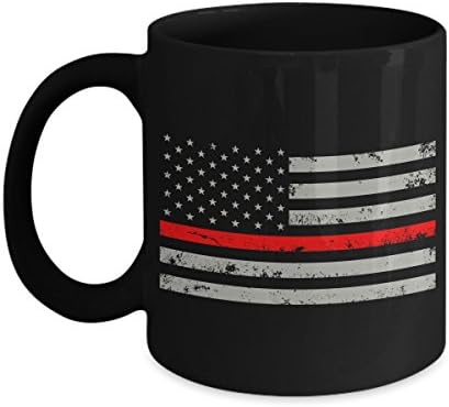 Thin Red Line Flag Coffee Mug - Firefighter Courage Cup - As Seen On T-Shirt – Super Cool Gifts For 2017 Great Quality Ultimate Desk Gifts