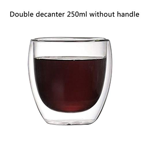 ZMK-720 Gläser Transparente Glaskaffeetasse Milch-Tee Bier Doppel Hitzbeständige Cocktailglas Drink Cup Tumbler Cup… – Bild 3
