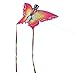 ZS-Juyi Beautiful Butterfly Kite 57inch x 32inch Easy Fly for Kids and Beginners with Flying Tools Kite Board with 32.8 Foot(Butterfly)
