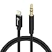 Kimwood Aux Cord for iPhone, Braided 3ft Aux Stereo Cable for iPhone 7/7+/8/8+/X and Other Devices with Lightning Connector (Aux Cable)