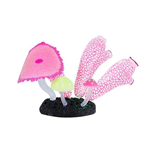 POPETPOP Acquario Decorazioni di Corallo Incandescente Artificiale Pianta di Corallo Ornamenti di Barriera Corallina per…