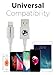 PowerBear Long iPhone Charger 10ft [MFI Certified] Durable Silicone - White