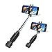 Mini Selfie Stick, atongm Cell Phone Selfie Sticks Extendable Mini All in One Wire Selfie Stick for Cellphone(iPhone, Android) (Black)