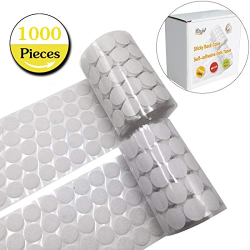 1 1000pcs+adhesive+0+59in+Diameter+Adhesive