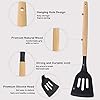 BenRich-Kitchen-Utensils-Set-11-Pcs-Silicone-Cooking-Utensils-Set-Spatula-Set-Turner-Whisks-Spoon-Rest-Utensil-Holders-Heat-Resistant-Kitchen-Tools-and-Gadgets-Accessories-Black Kitchen Utensils Set 11 Pcs, BenRich Silicone Cooking Utensils Set Tools & Gadgets Holders Spatula Turner Whisks Spoon…