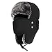 mysuntown Unisex Winter Trooper Hat Hunting Hat for Men and Women Ushanka Ear Flap Chin Strap and Windproof Mask