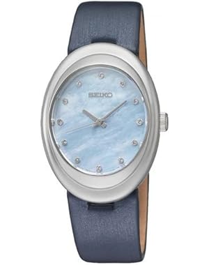 Seiko SRZ405 27.4mm Stainless Steel Case Blue Leather Hardlex (used for Seiko only) Women's Watch