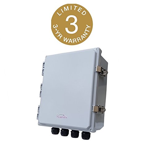 Inscape Data LPS1800ATM-T1 Outdoor 8-Port Managed Fast Ethernet PoE Switch 1-Port Fiber and 1-Combo Gigabit Fiber/RJ45 Uplink Port (See Other Outdoor Switches, Enter in Search Box)