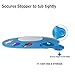 KINGXBAR Universal Bathtub Drain Stopper for Kids, Waterproof 100% BPA Free Food Grade Silicone Bath Tub Drain Stopper Plug Secure Drain Cover for Bath Tubs, Sinks, and Laundries
