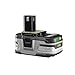 Ryobi P191 18V 3.0AH LITHIUM+ HP BATTERY with Power Meter Ugraded for More Power, Faster Recharge and Longer Run Time - Significant Performance Upgrade for ALL Ryobi ONE+ Tools