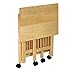 Winsome Mission 2-Shelf Wood Mobile Printer Stand, Brown (81628)