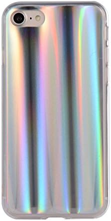 Laser phone case,Swishly colorful Holographic Sparkle Bling Glitter Shiny Reflective Rainbow case Cover ,Super Thin Soft TPU Protective Case for iPhone 6 Plus/iPhone 6s Plus(5.5 inch)