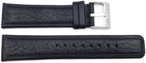 Kenneth Cole Genuine Textured Leather Square Tip 22mm Watch Band Amazon Co Uk Watches